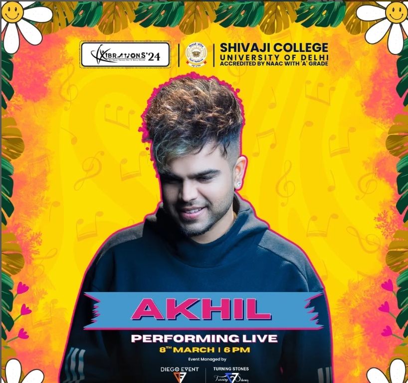 Akhil's Music Performance at Shivaji College, DU