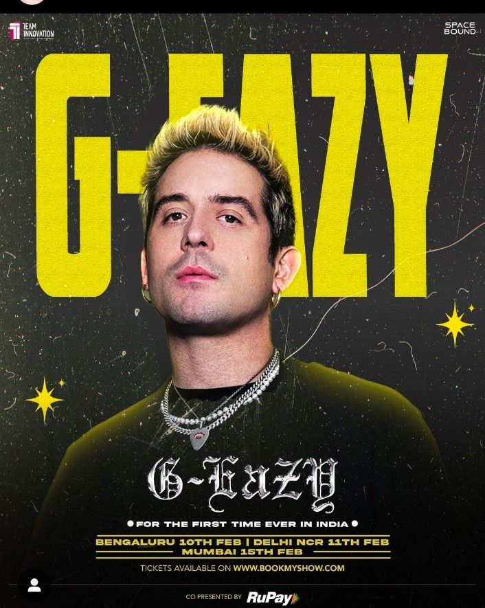 G-Eazy India Tour