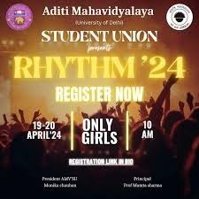 RHYTHM 2024 festival at Aditi Mahavidyalaya! 