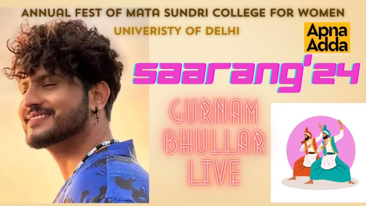                                                     Saarang 2024 ,MSCW, Delhi University,Fest