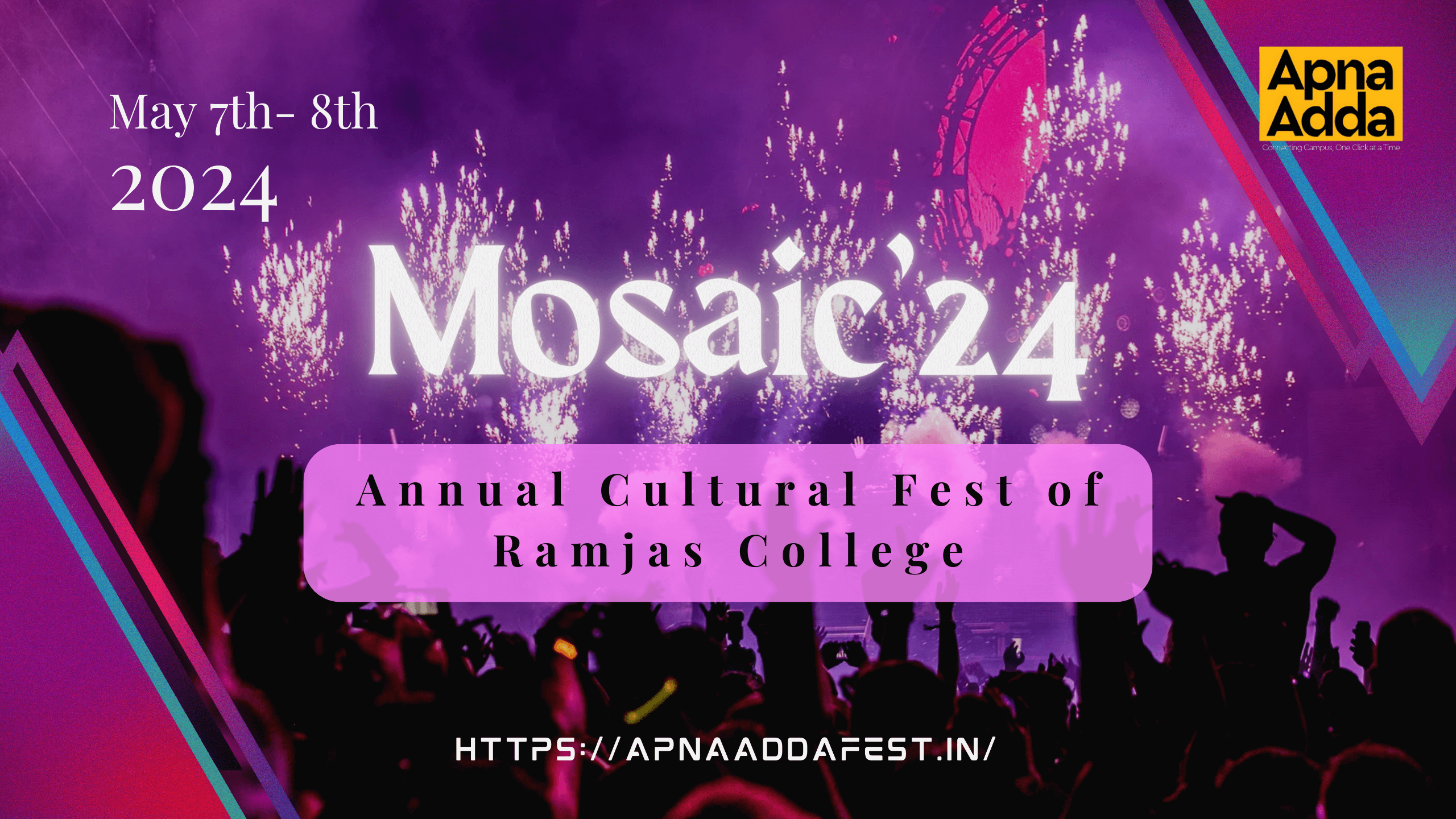                                                      Mosaic' 24: Ramjas College, Fest