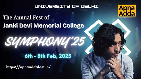 Symphony'25: Janki Devi Memorial College, University Of Delhi